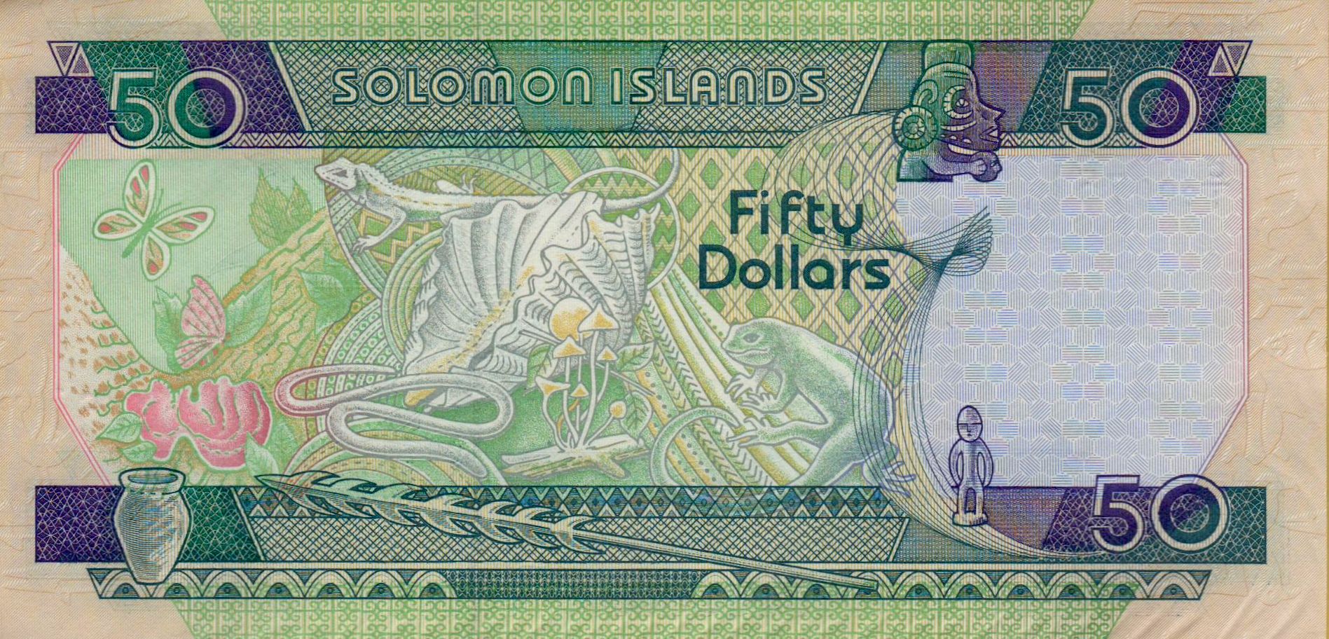 Solomon Islands 50 1996 UNC P-22 <b>[Serial# 00751]</b>